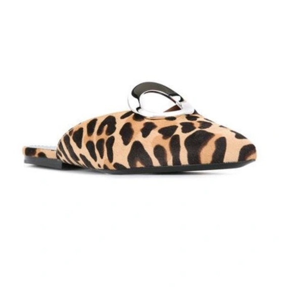 Proenza Schouler Leopard Mules Slides Size 38.5 - Picture 4 of 5